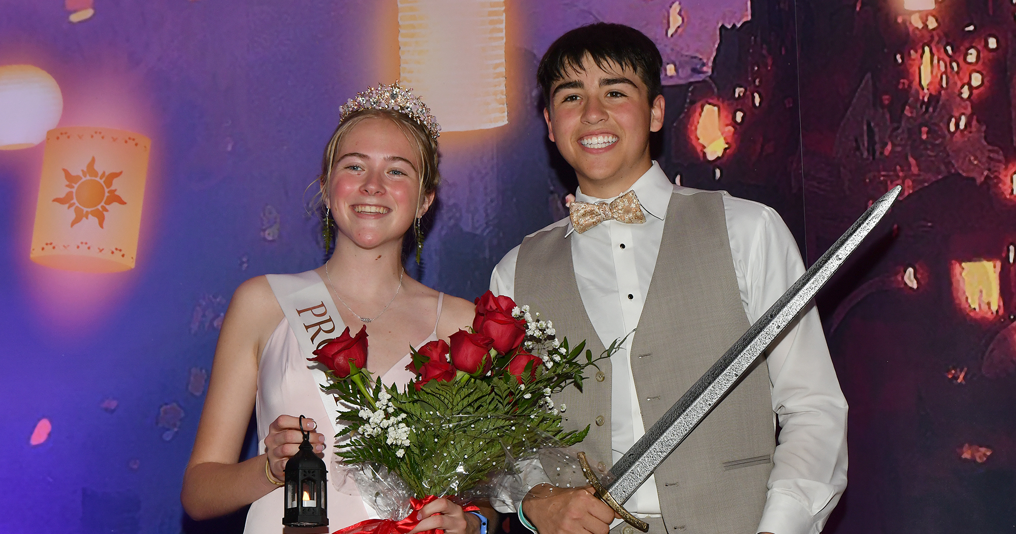 THS Prom King and Queen.