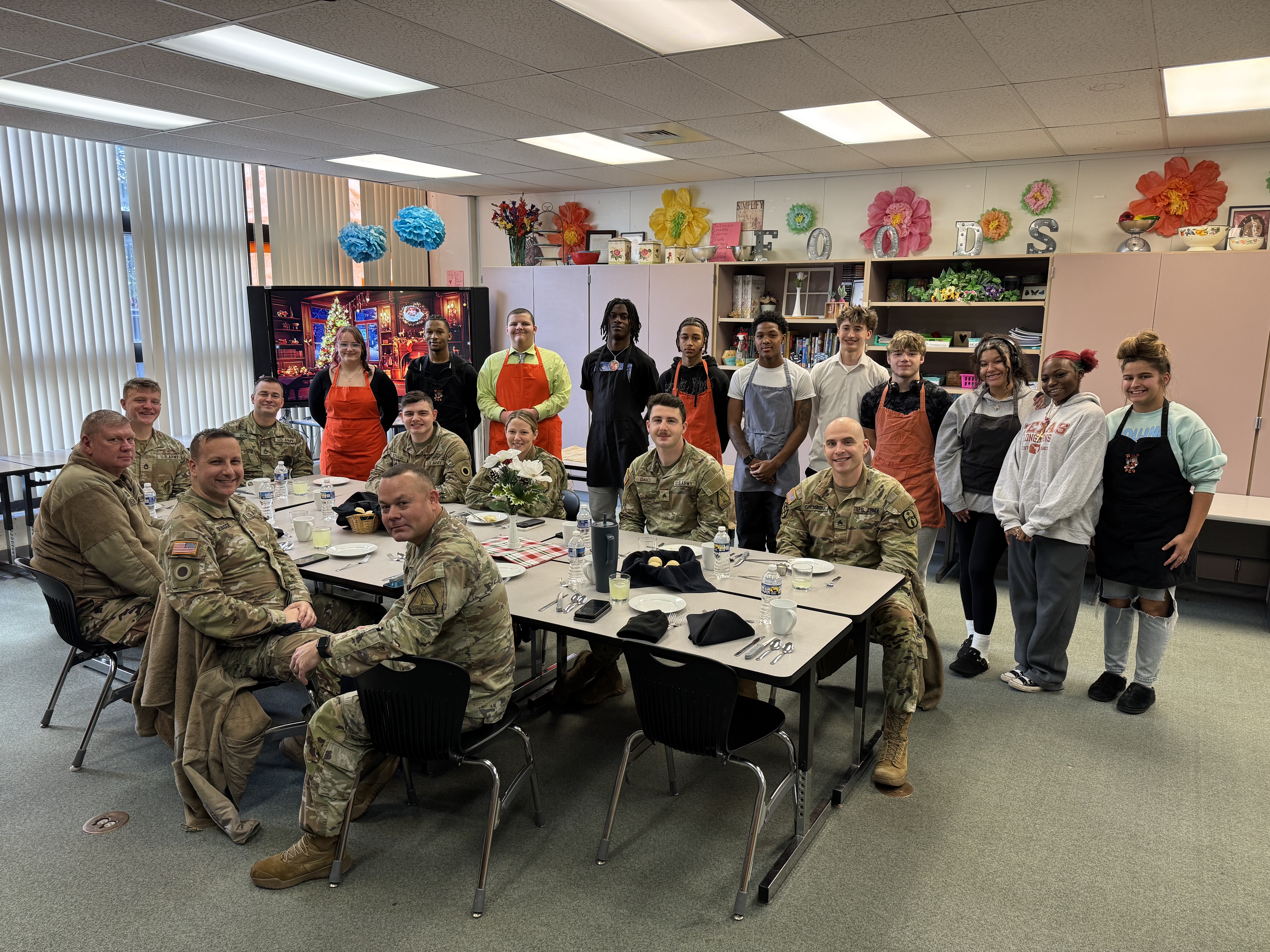 Ohio Army NG  lunch