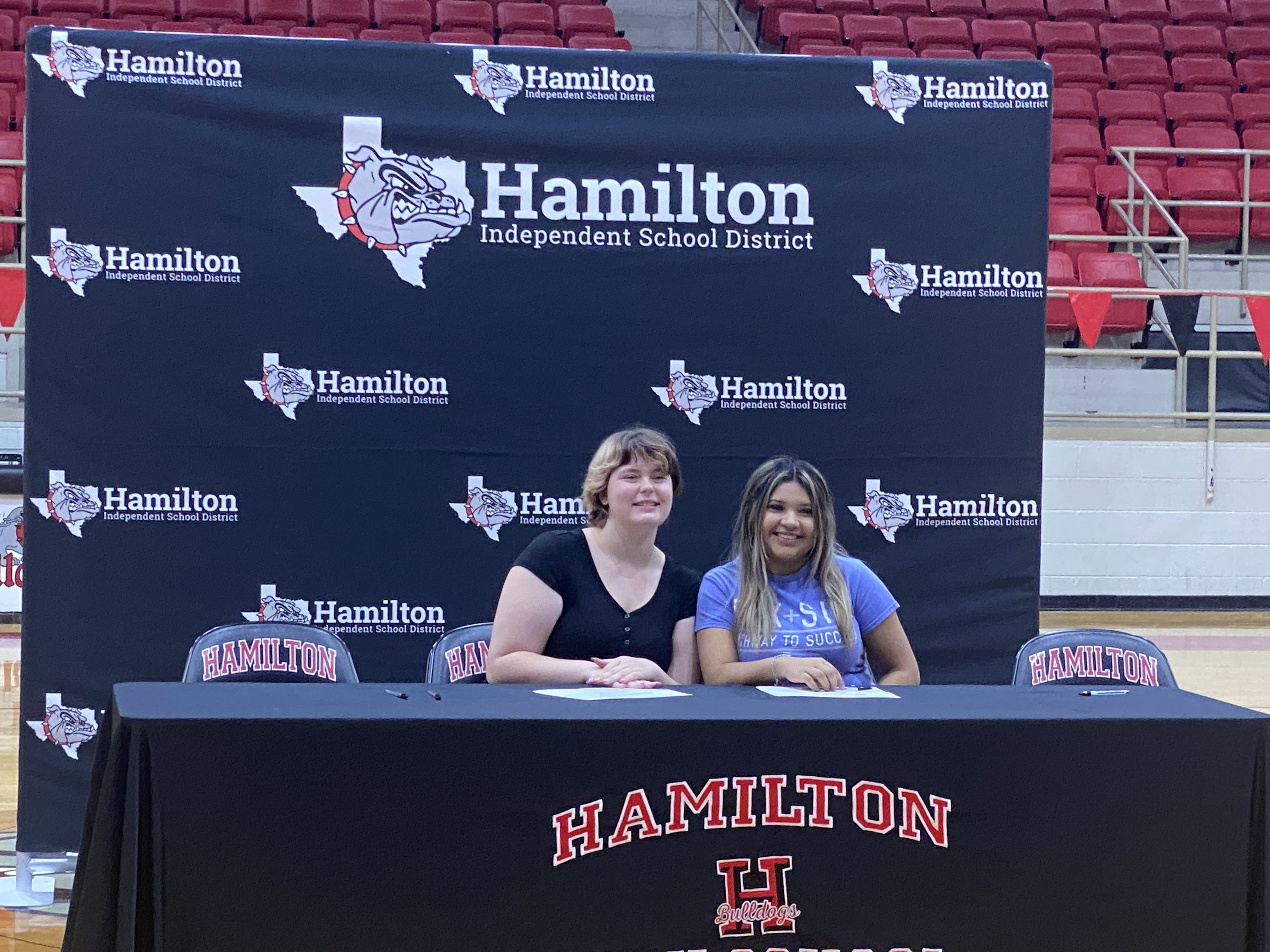 Jennifer Ibarra  and Mackenzie Johnston sign with Ranger College