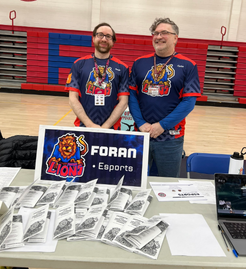 Foran Esports at 8th Grade Athletic Open House