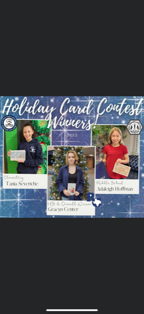 Holiday card contest winners