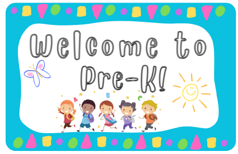 Welcome to Pre-k!