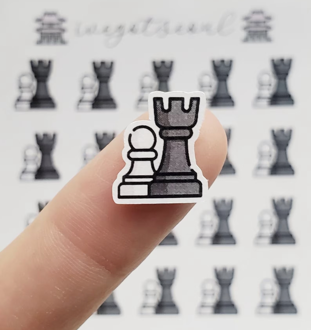 Chess club sticker