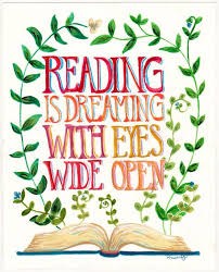 Reading is dreaming with eyes wide open