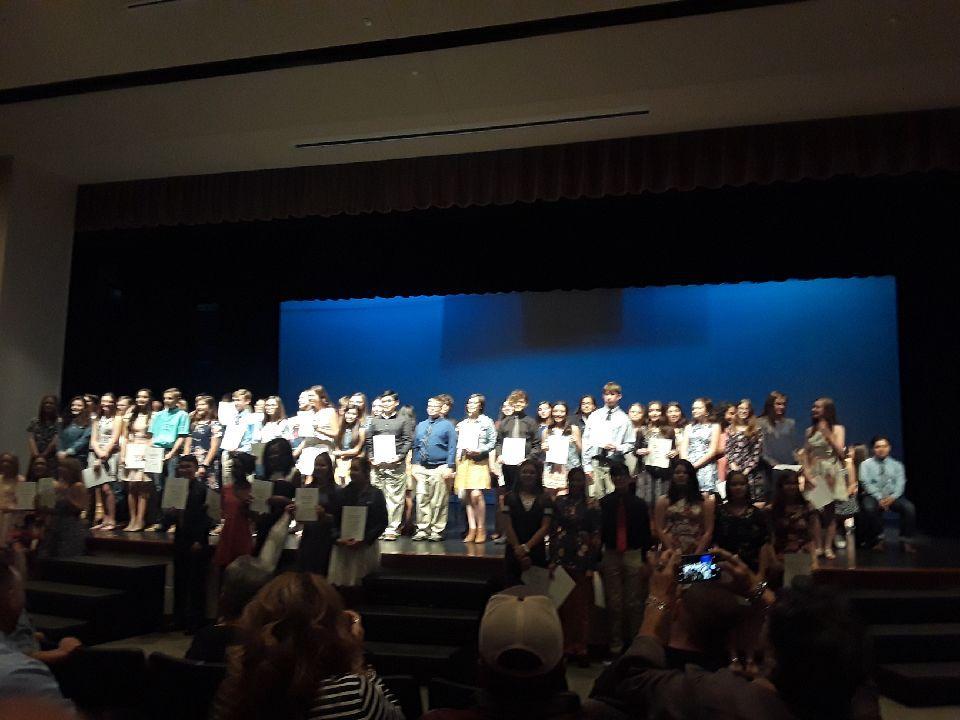 NJHS inducted members