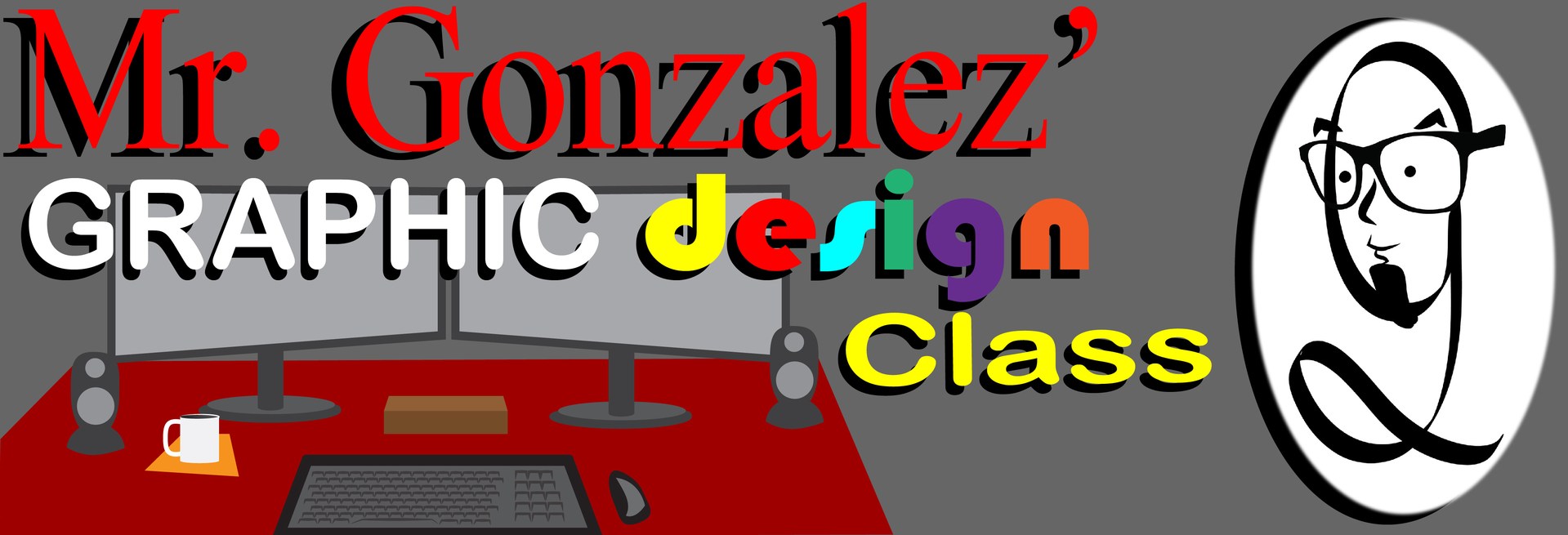 Mr. Gonzalez' Graphic Design Page header