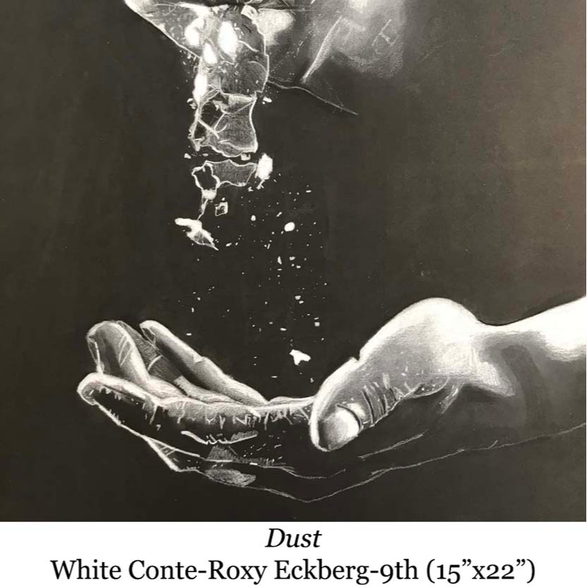 drawing of dust