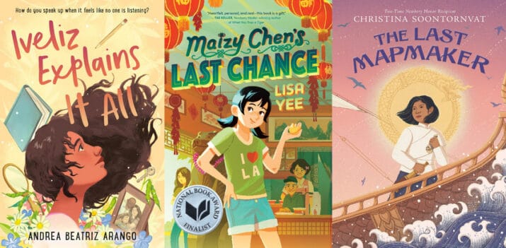 Ivaliz Explains It All by Andrea Beatriz Arango, Maizy Chen’s Last Chance by Lisa Yee, ,The Last Mamaker by Christina Soontornvat 