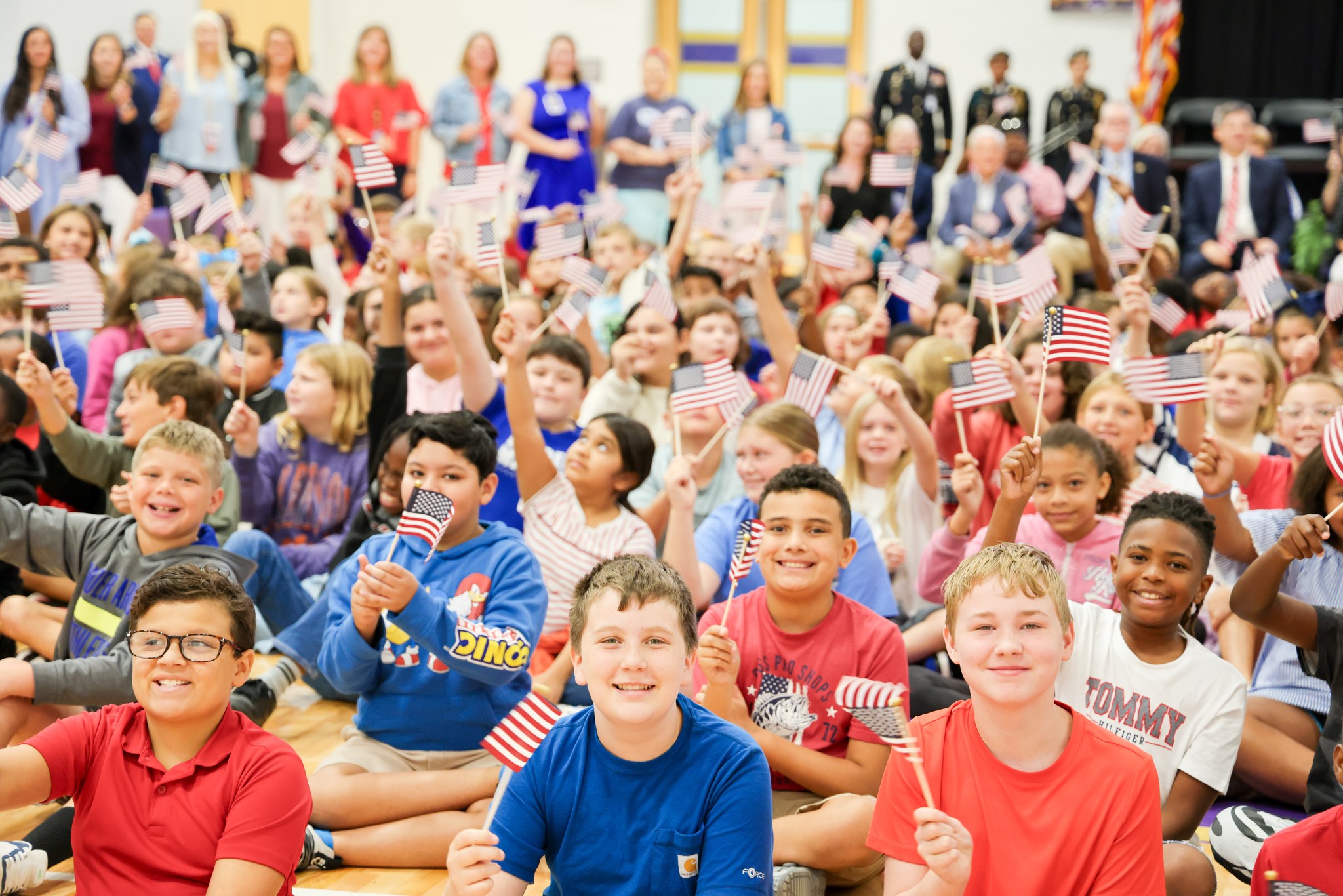 September 11th memorial event picture with state superintendent of education