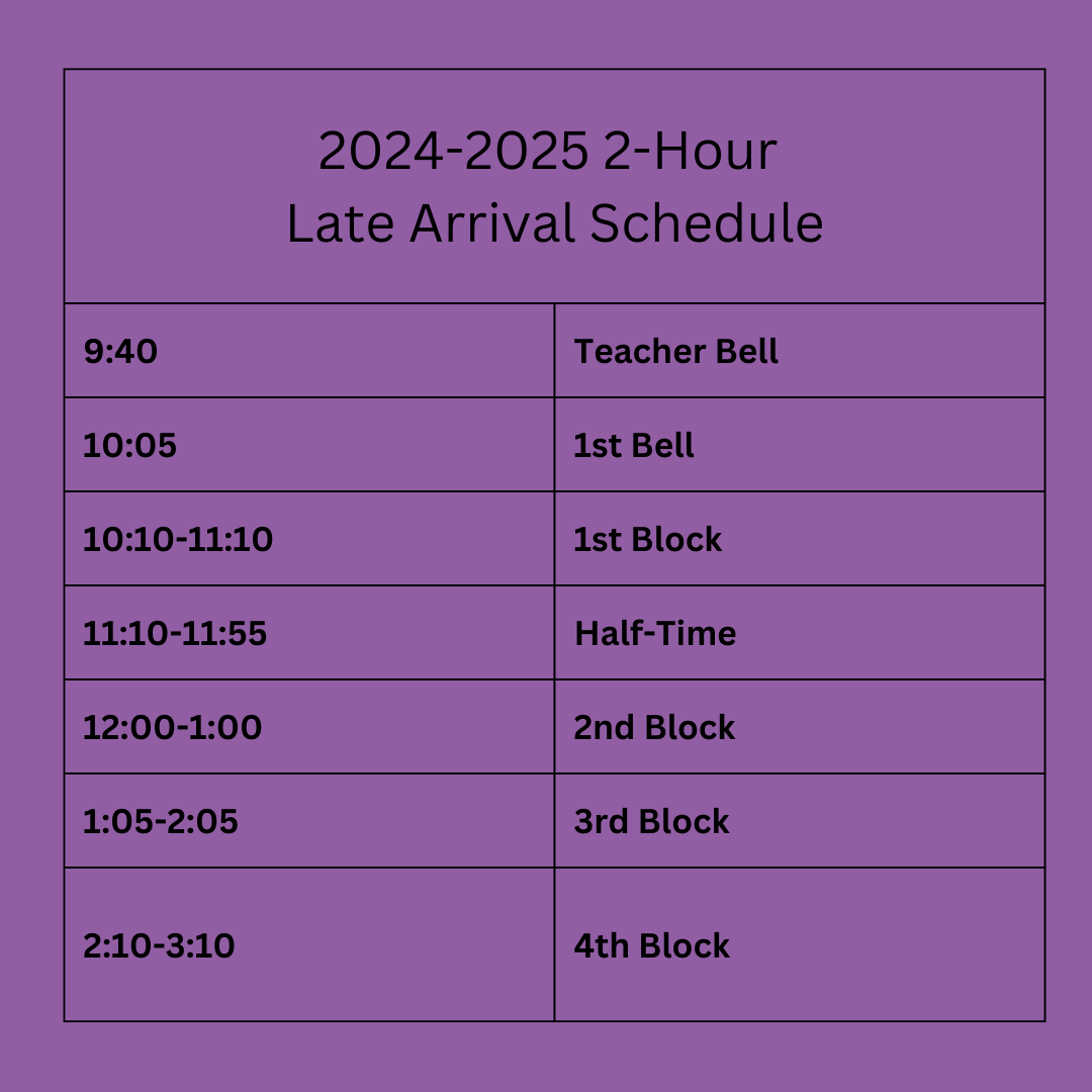 alt schedule