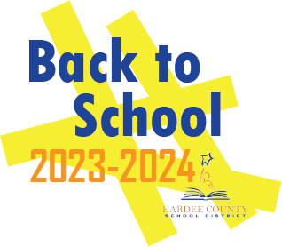 Back to school, 2023-2024, Hardee County School district logo