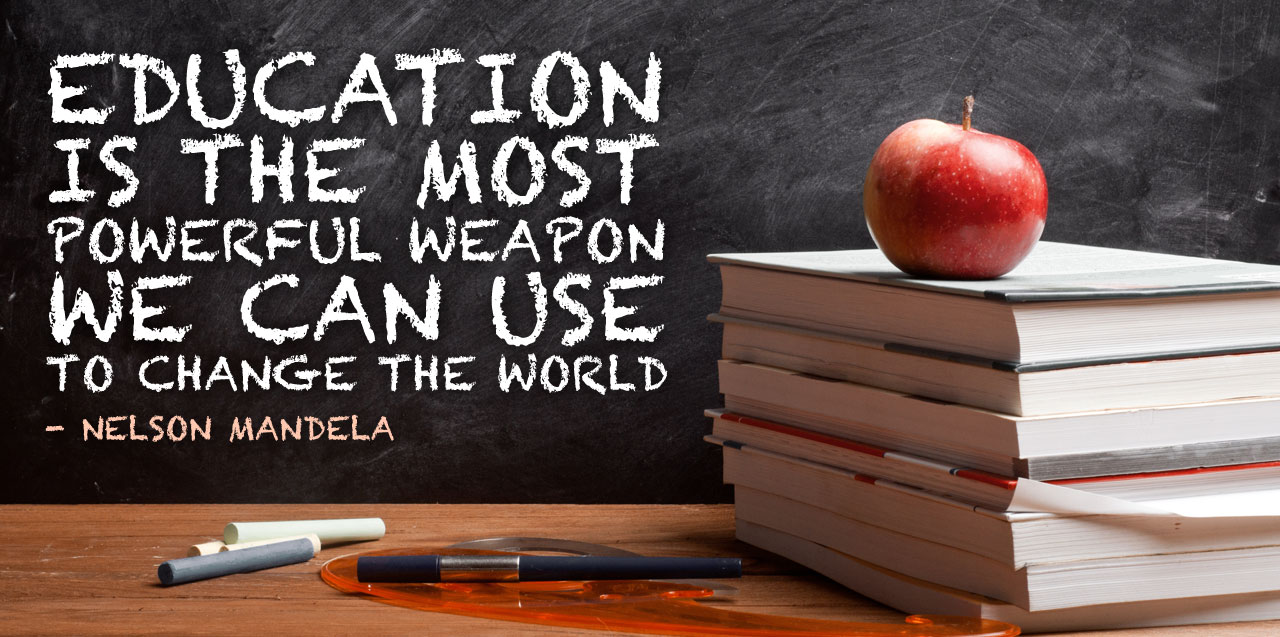 Nelson Mandela quote about education