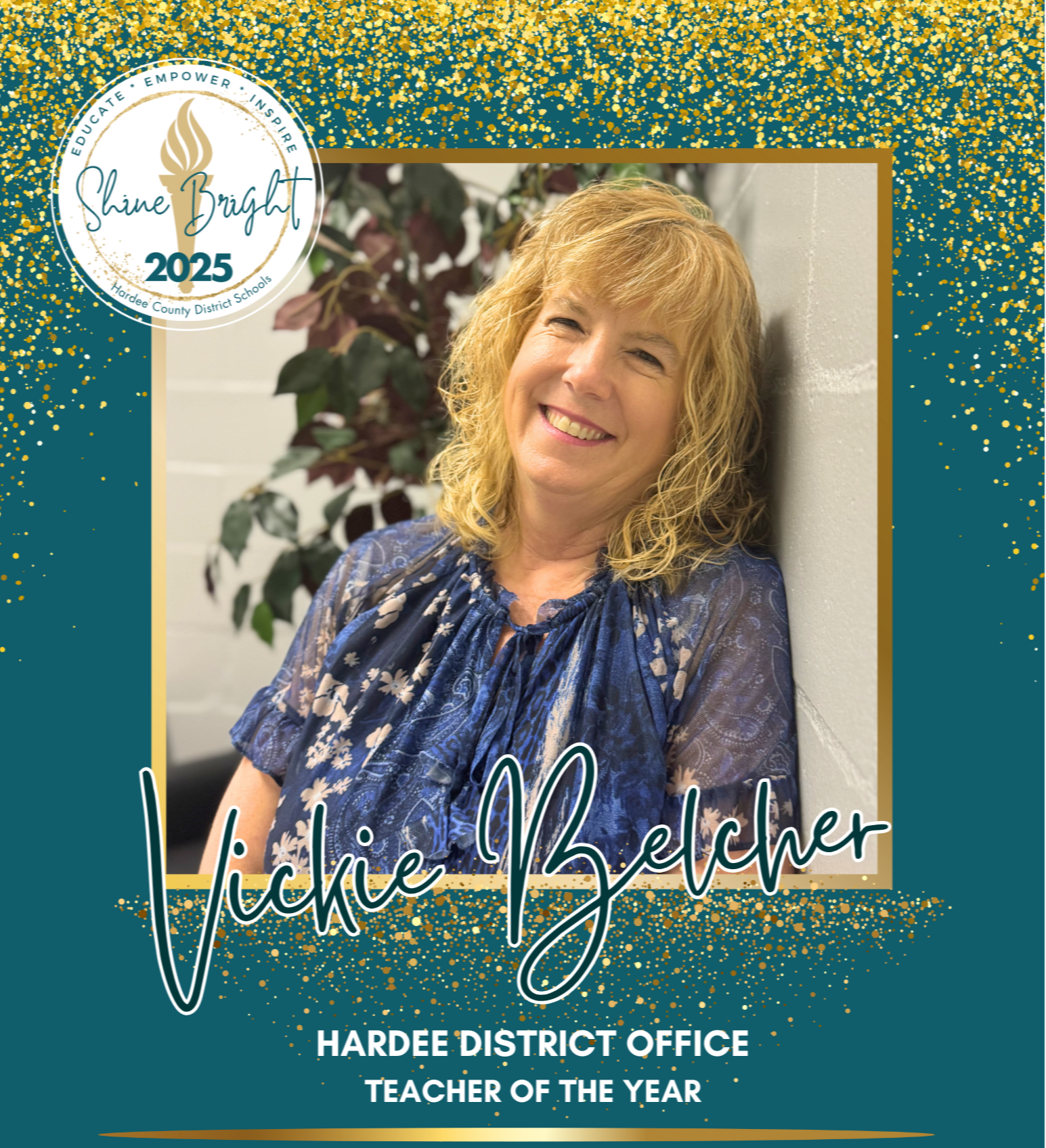 Vickie Belcher - Hardee District Office Teacher of the Year
