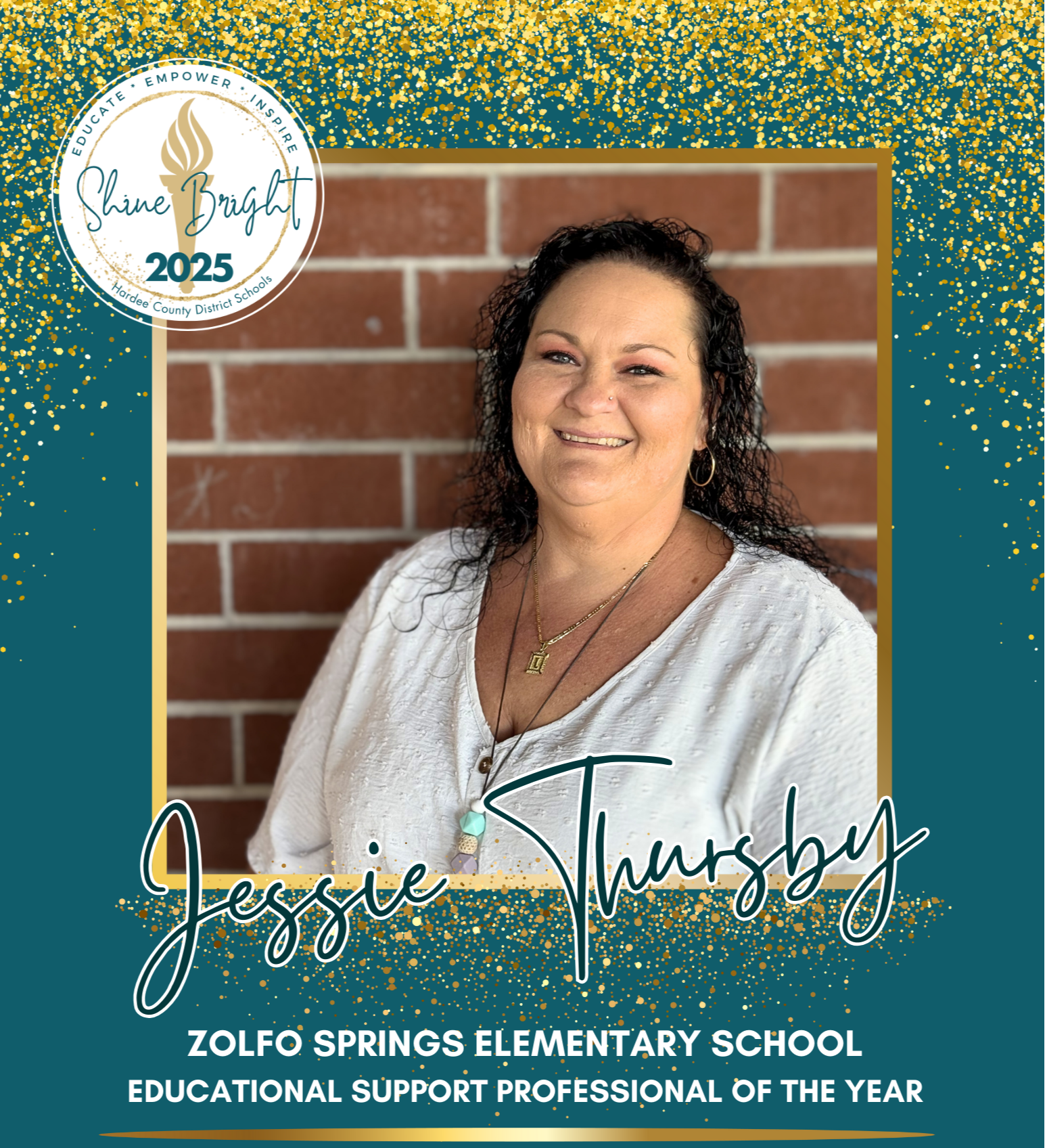 Jessie Thursby - Zolfo Springs Elementary School Educational Support Professional of the Year