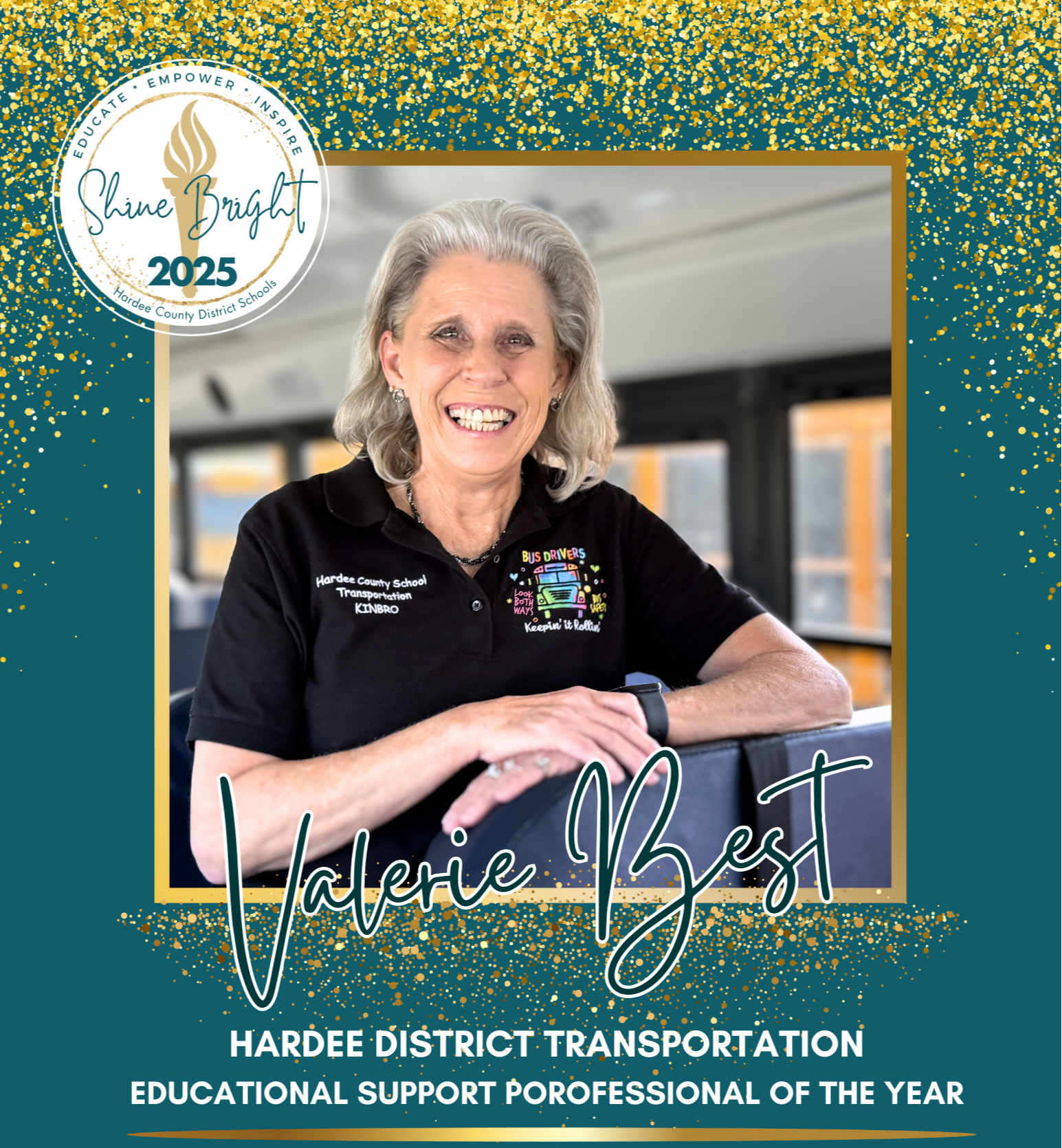 Valerie Best - Hardee District Transportation Educational Support Professional of the Year