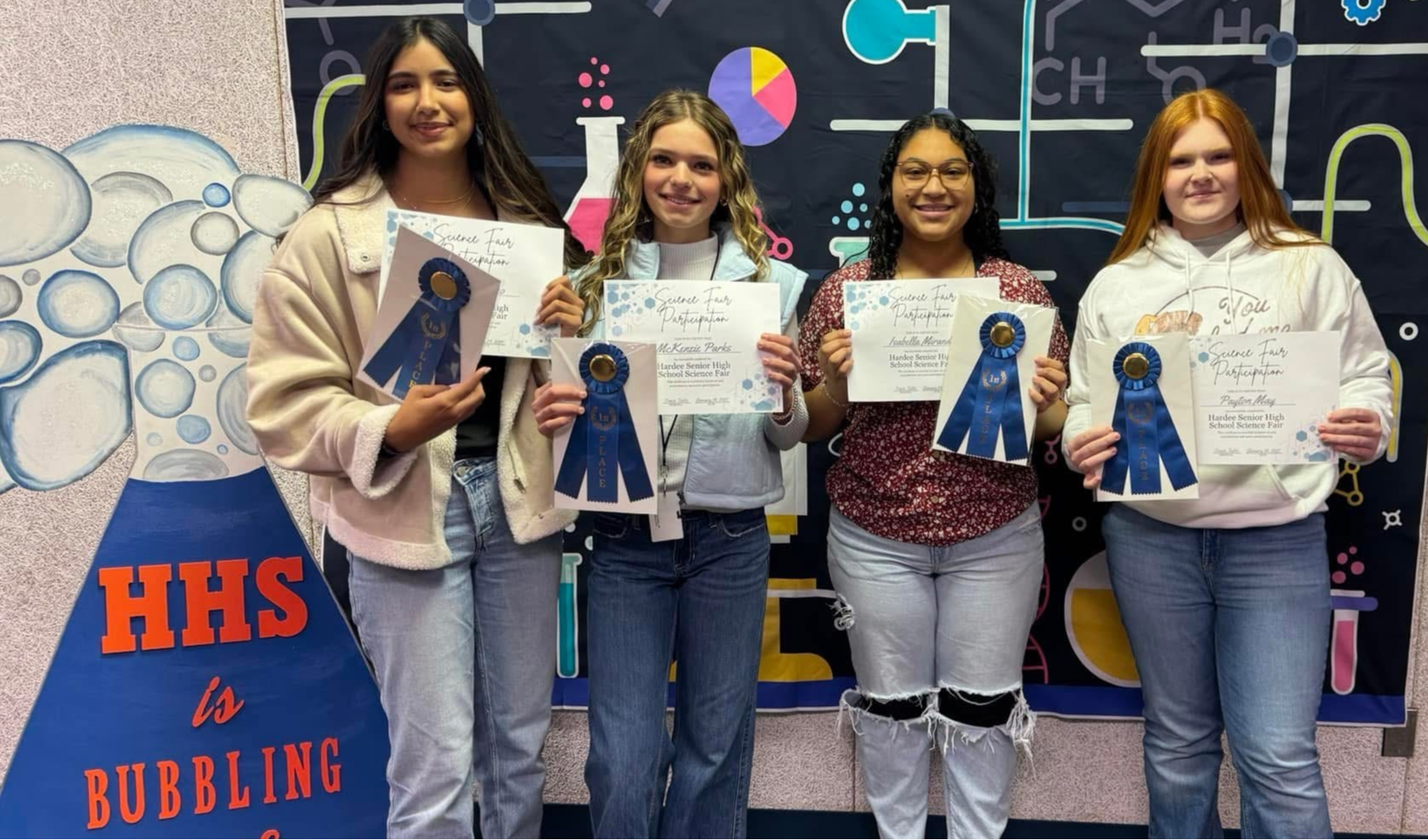 Science fair winners