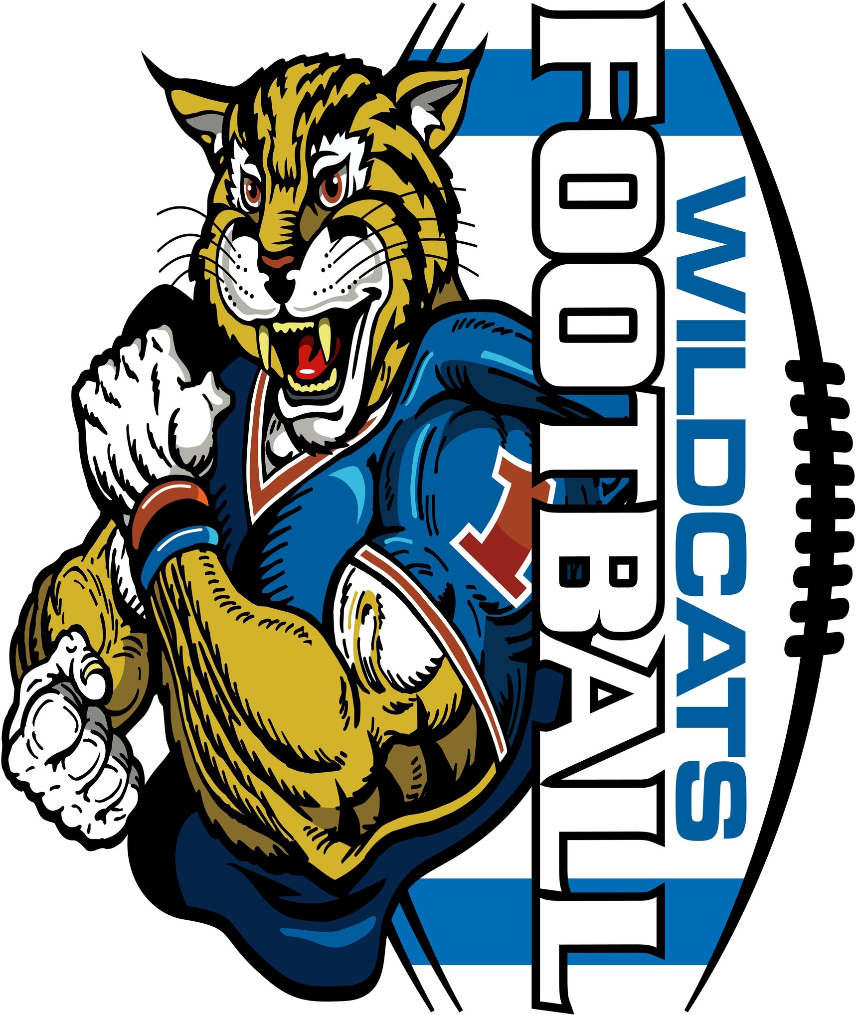 Wildcat Football Clipart