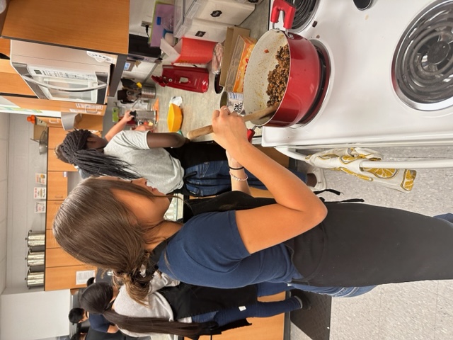 Making Taco Soup