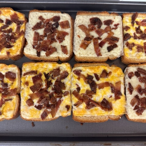 bacon cheese toast