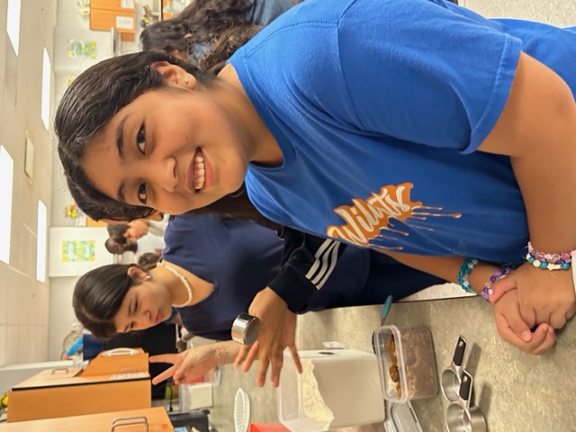 measuring flour