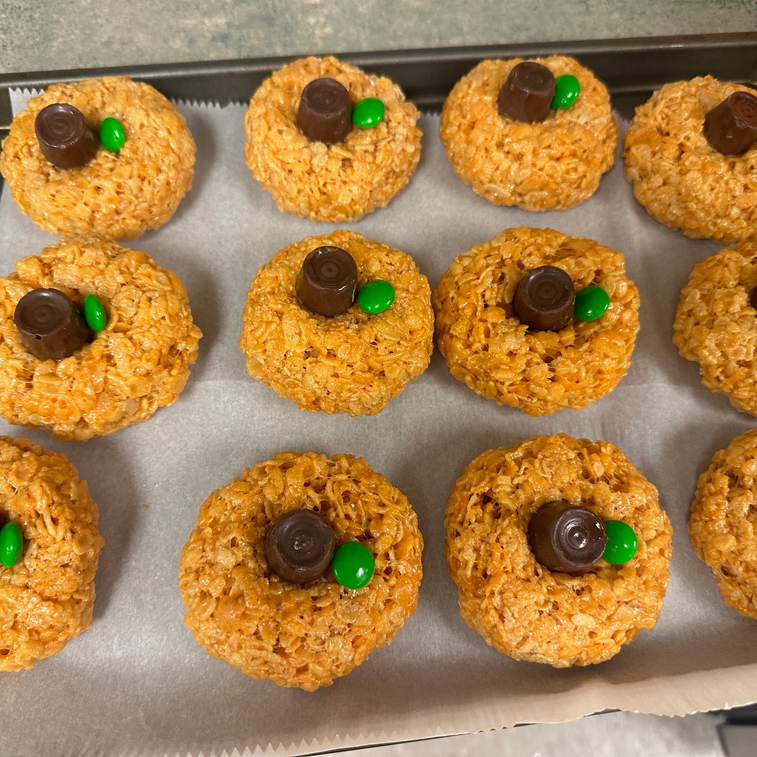 pumpkin rice krispies