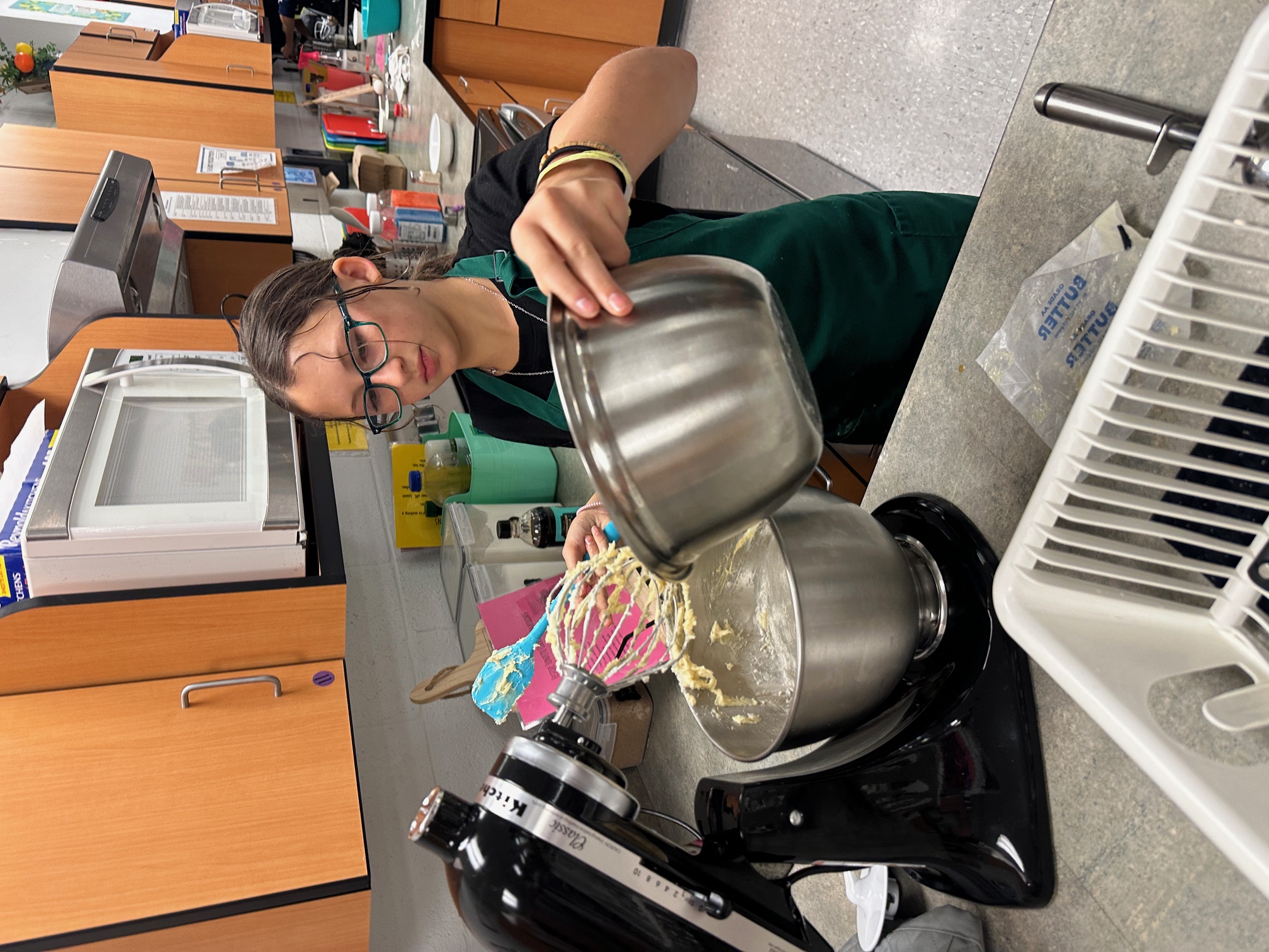 making cookies