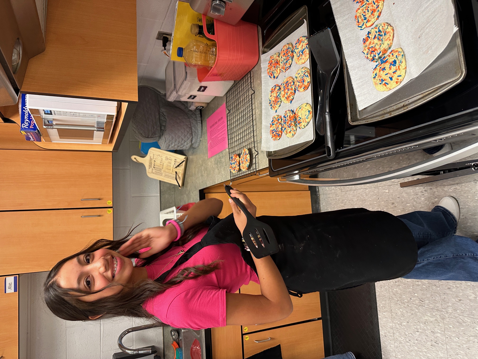 making cookies