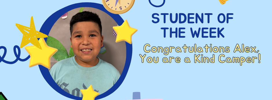 Student of the week, Alex