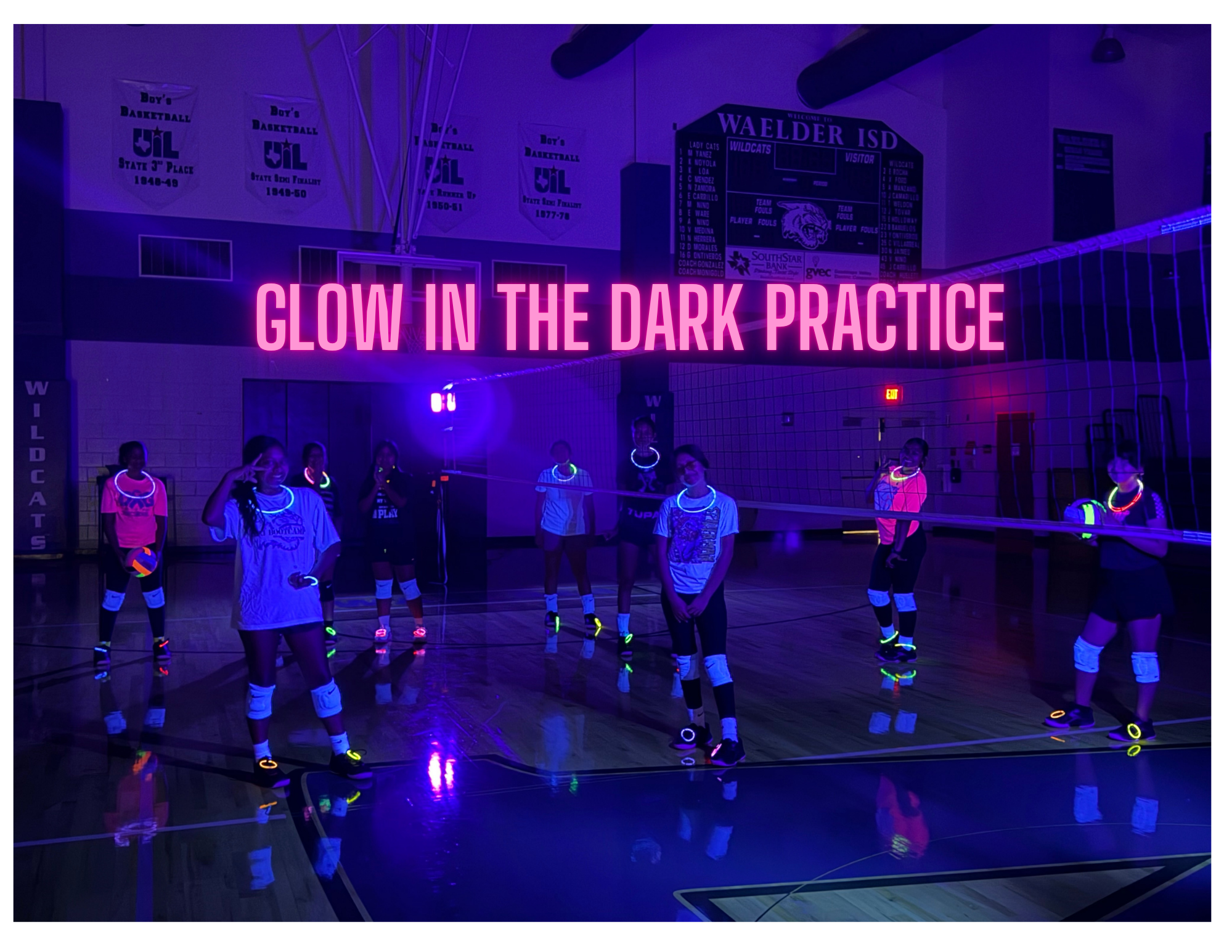 glow in the dark practice
