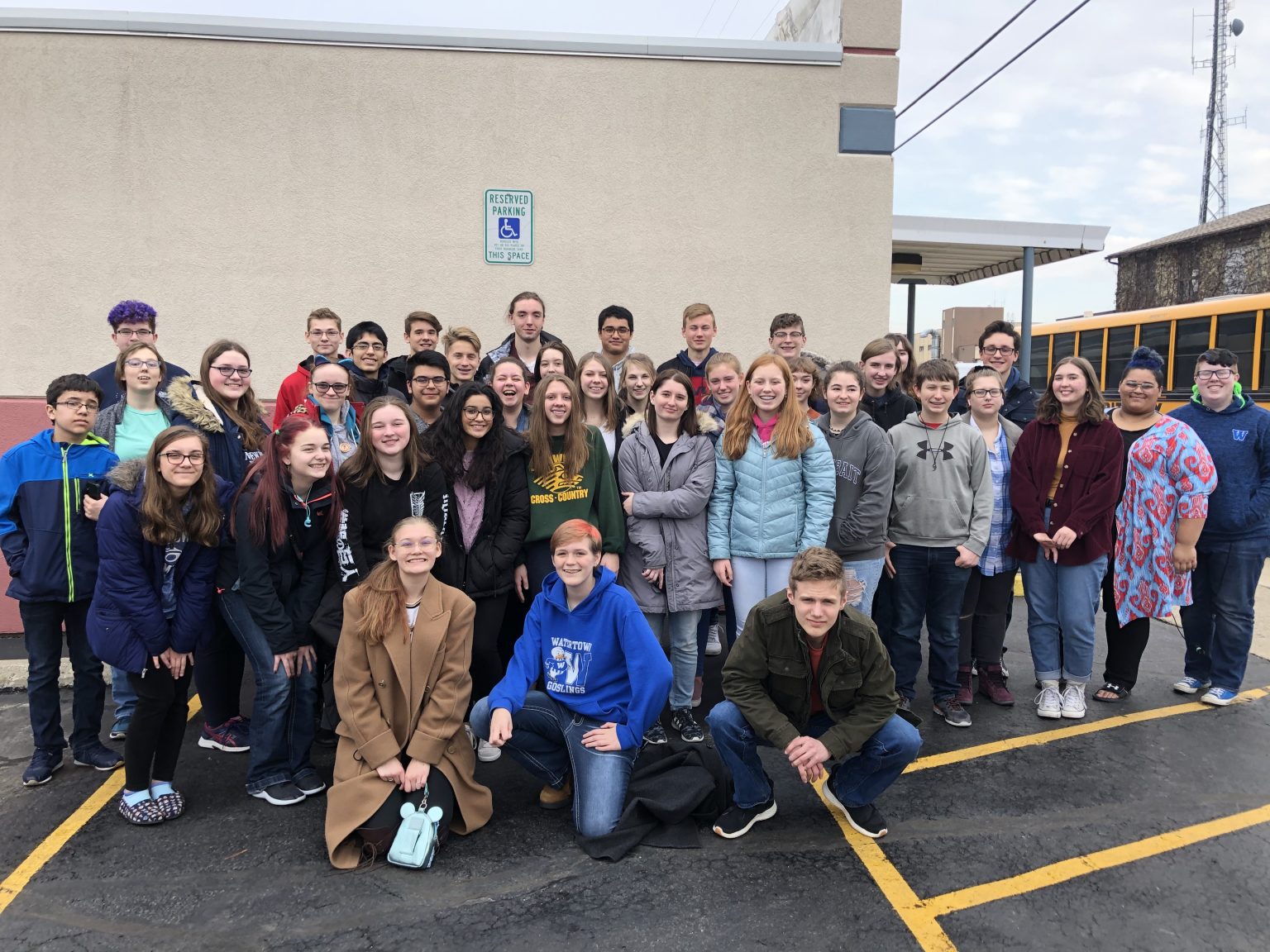 All of the students together for a picture