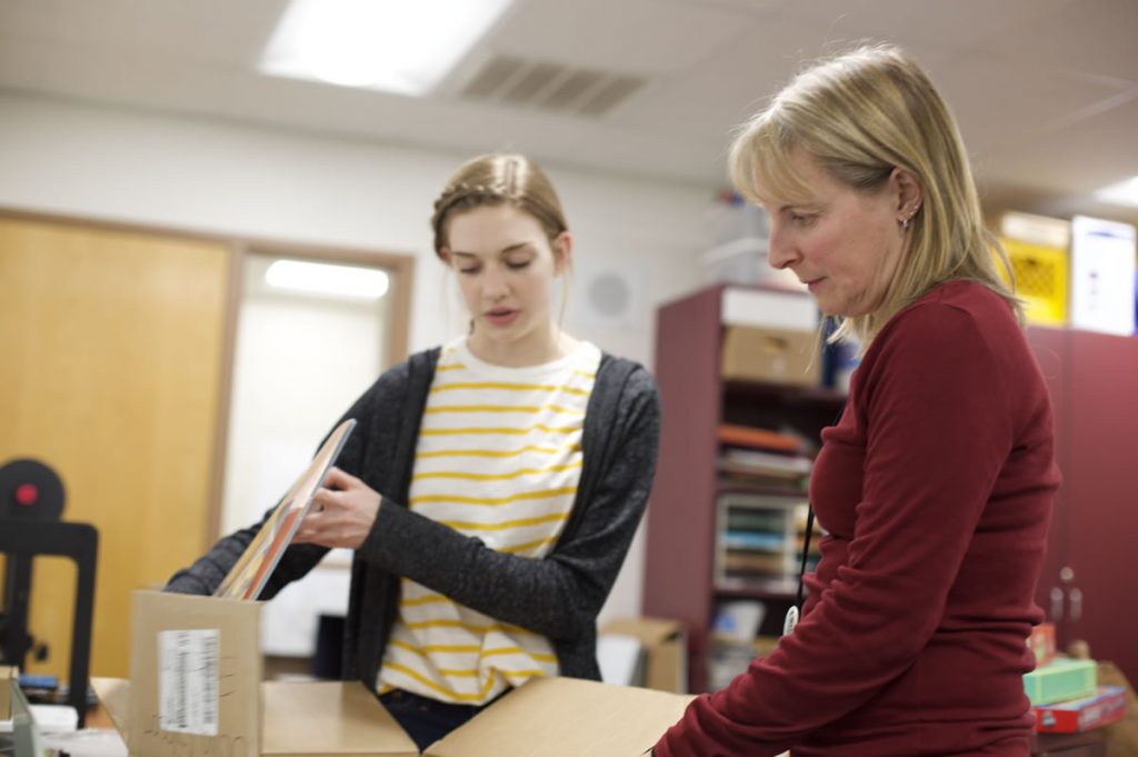 A student and her teacher