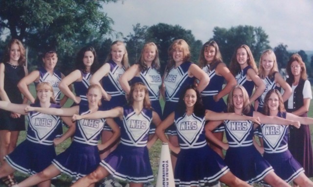 Photo of the Cheerleaders from a few years back