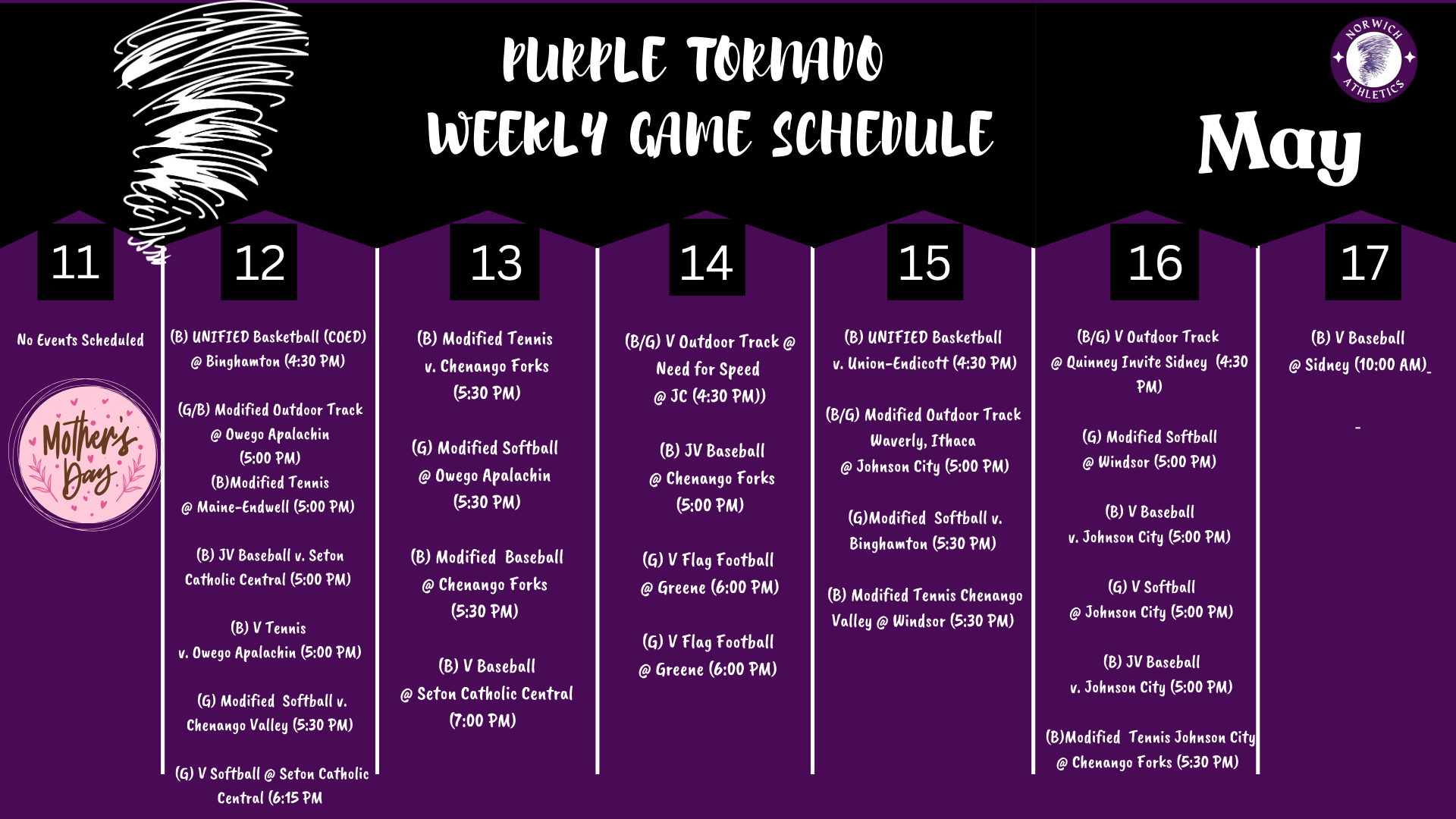 Weekly Schedule