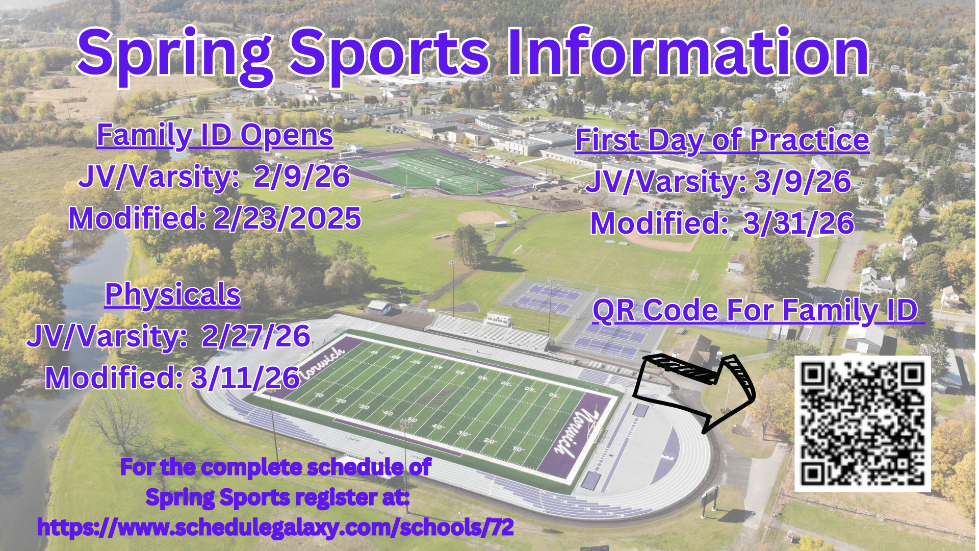 spring sports information
