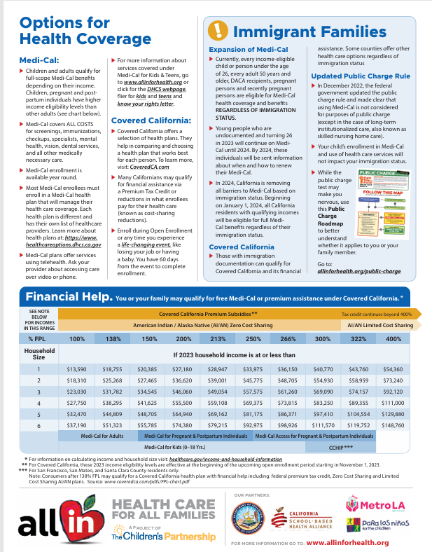 Enroll. Get Care. Renew Flyer pg2