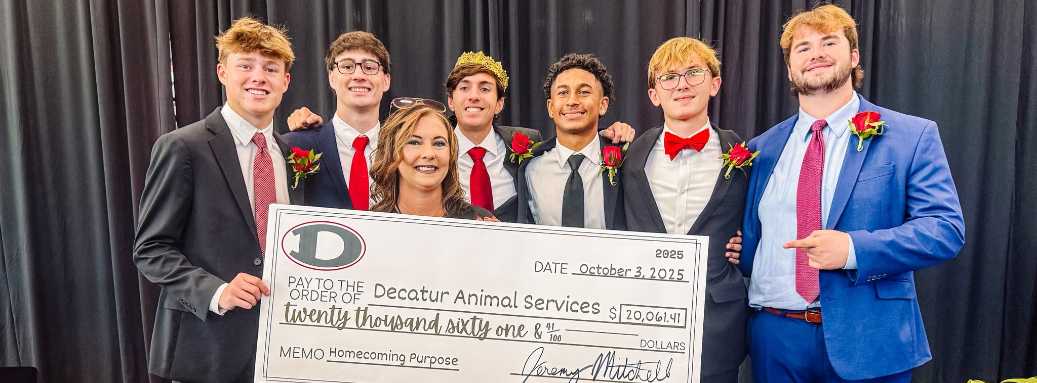 Decatur High School Kings Court raises money to help Decatur Animal Services.