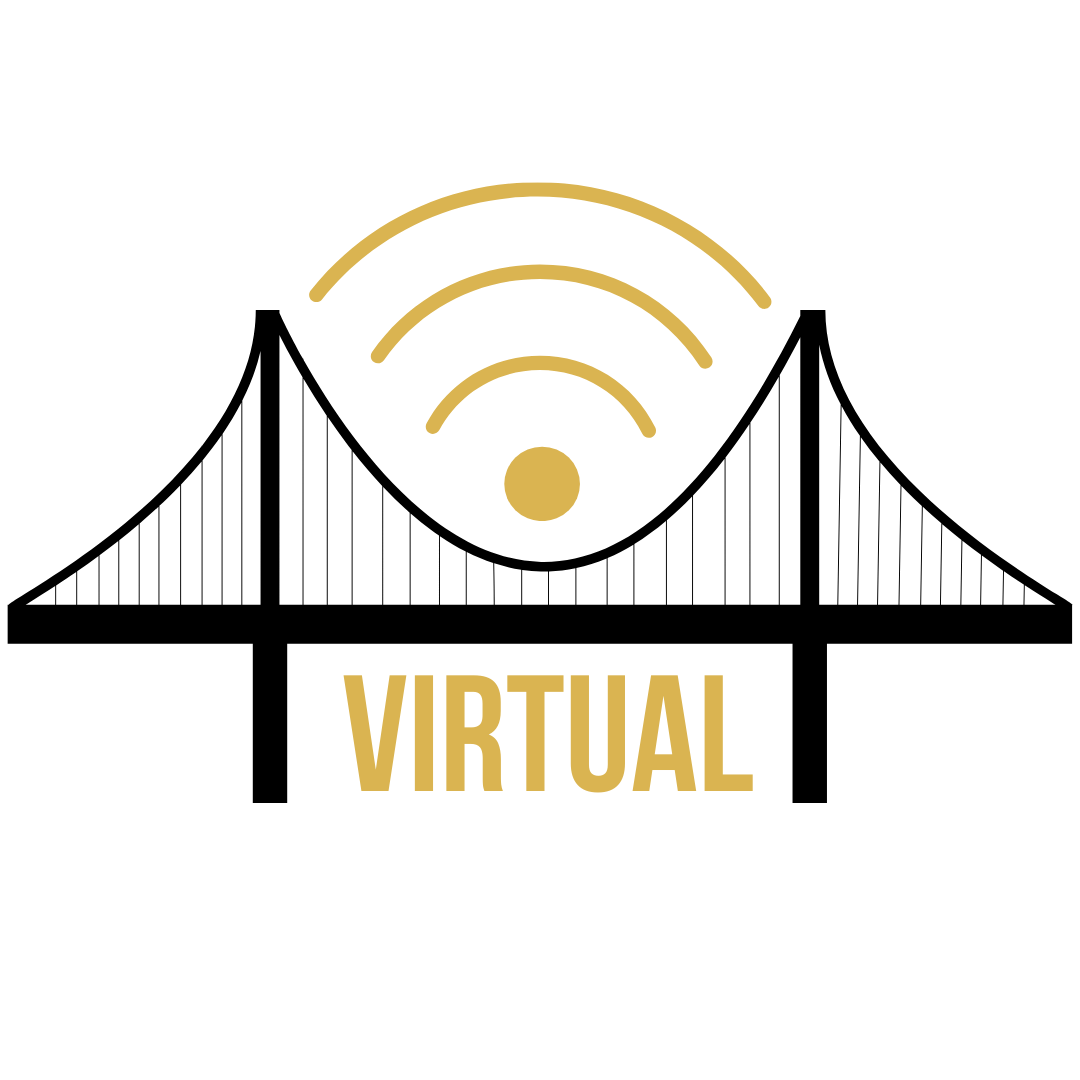 Virtual school logo with bridge