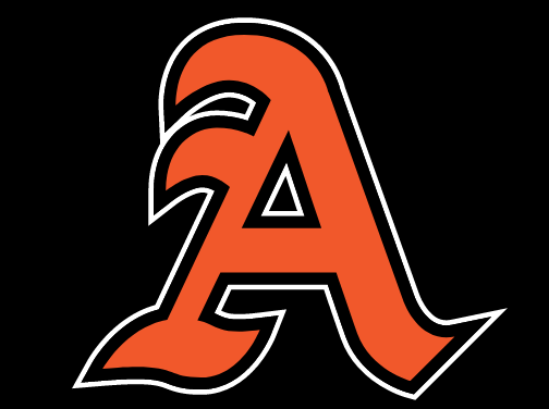 The letter A logo