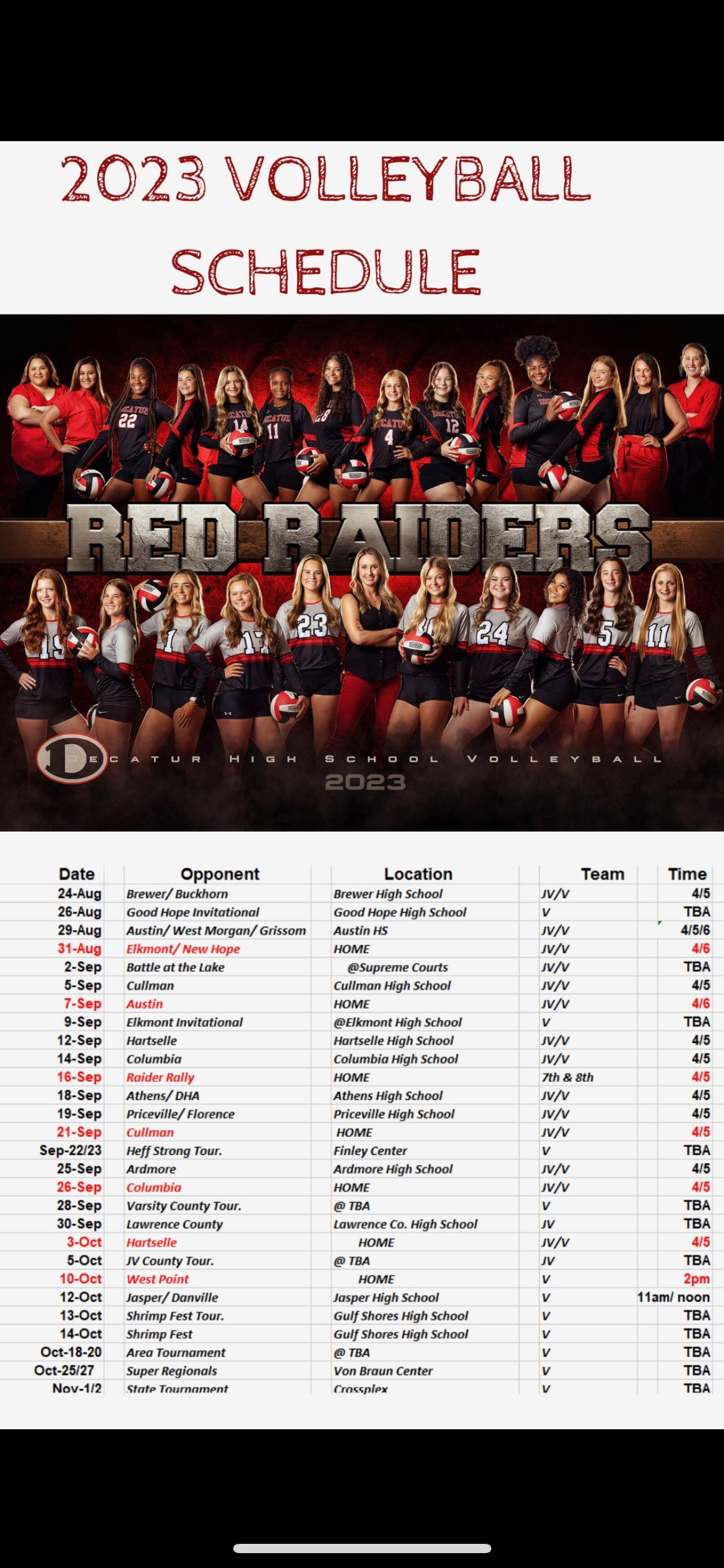 Volleyball Decatur High School