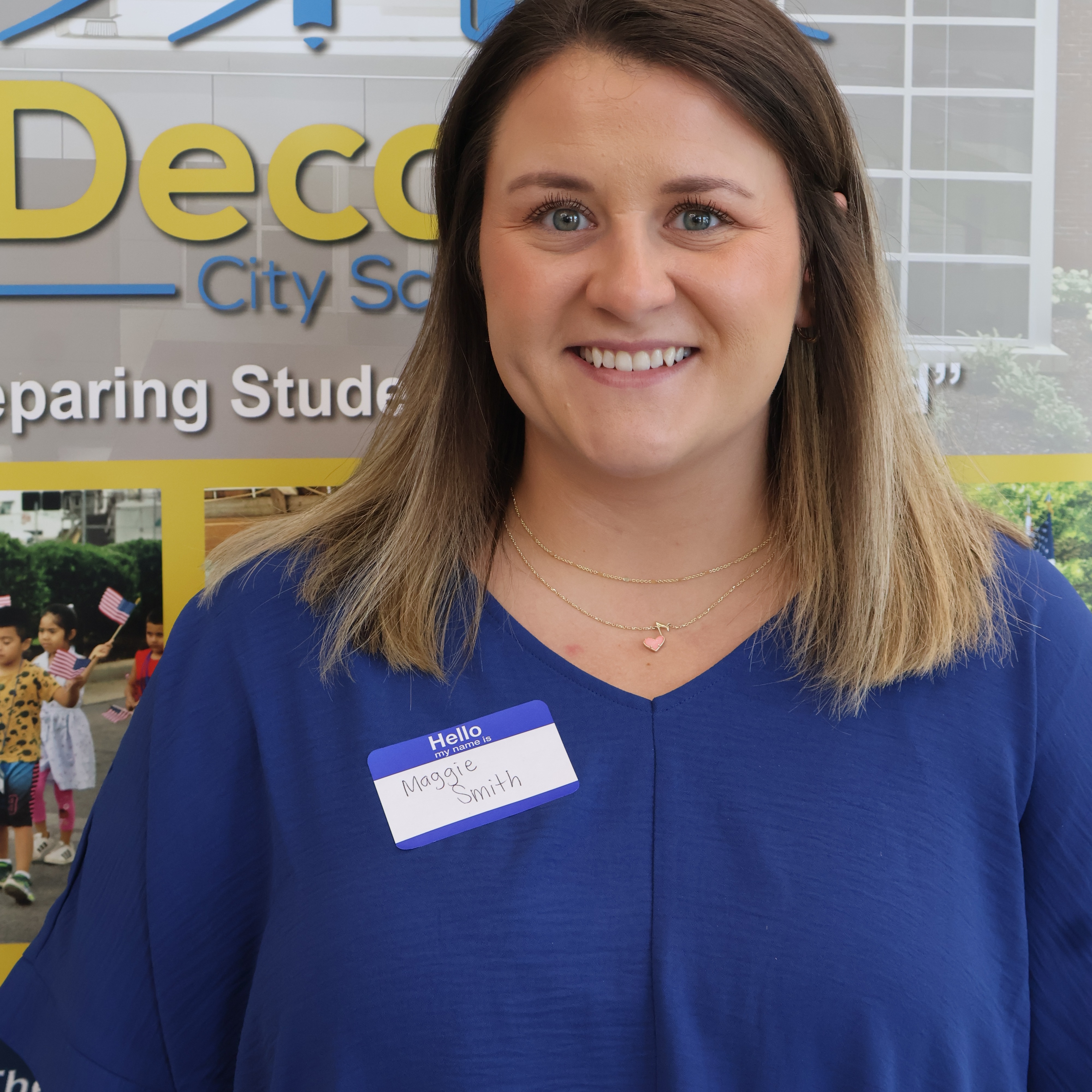 Welcome Maggie Smith to Decatur High School. Maggie is an Englisth teacher and Assistant Volleyball Coach.