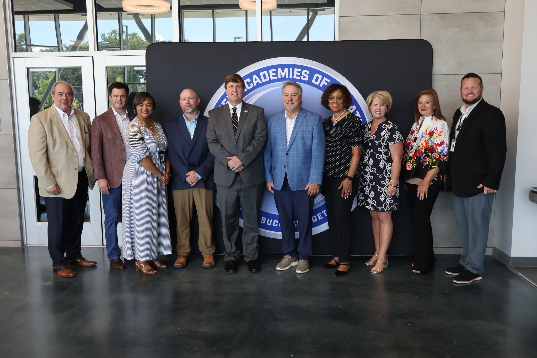Career Academies of Decatur welcomed several special guests for an in-depth tour of its programs today. We were honored to host Alabama Speaker of the House Nathan Ledbetter, Representative Teri Collins, and Representative Parker Moore, along with Decatur City Schools Superintendent Dr. Michael Douglas, School Board President Mrs. Michele Gray King, CAD Supervisor Dr. Brad Newton, Principal Ressa Chittam, Assistant Principal Tyler Stephenson, and our dedicated CAD staff.