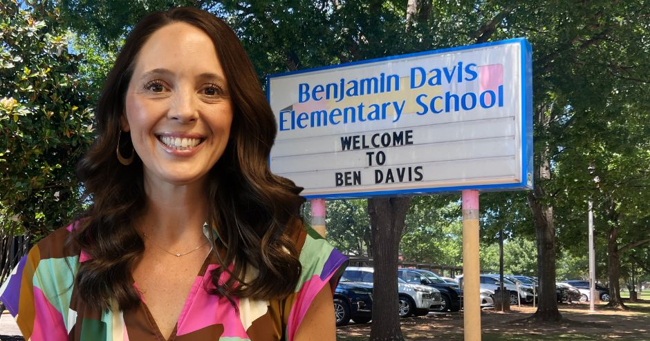 Welcome Mrs. Leah Payne, Principal, Benjamin Davis Elementary School.