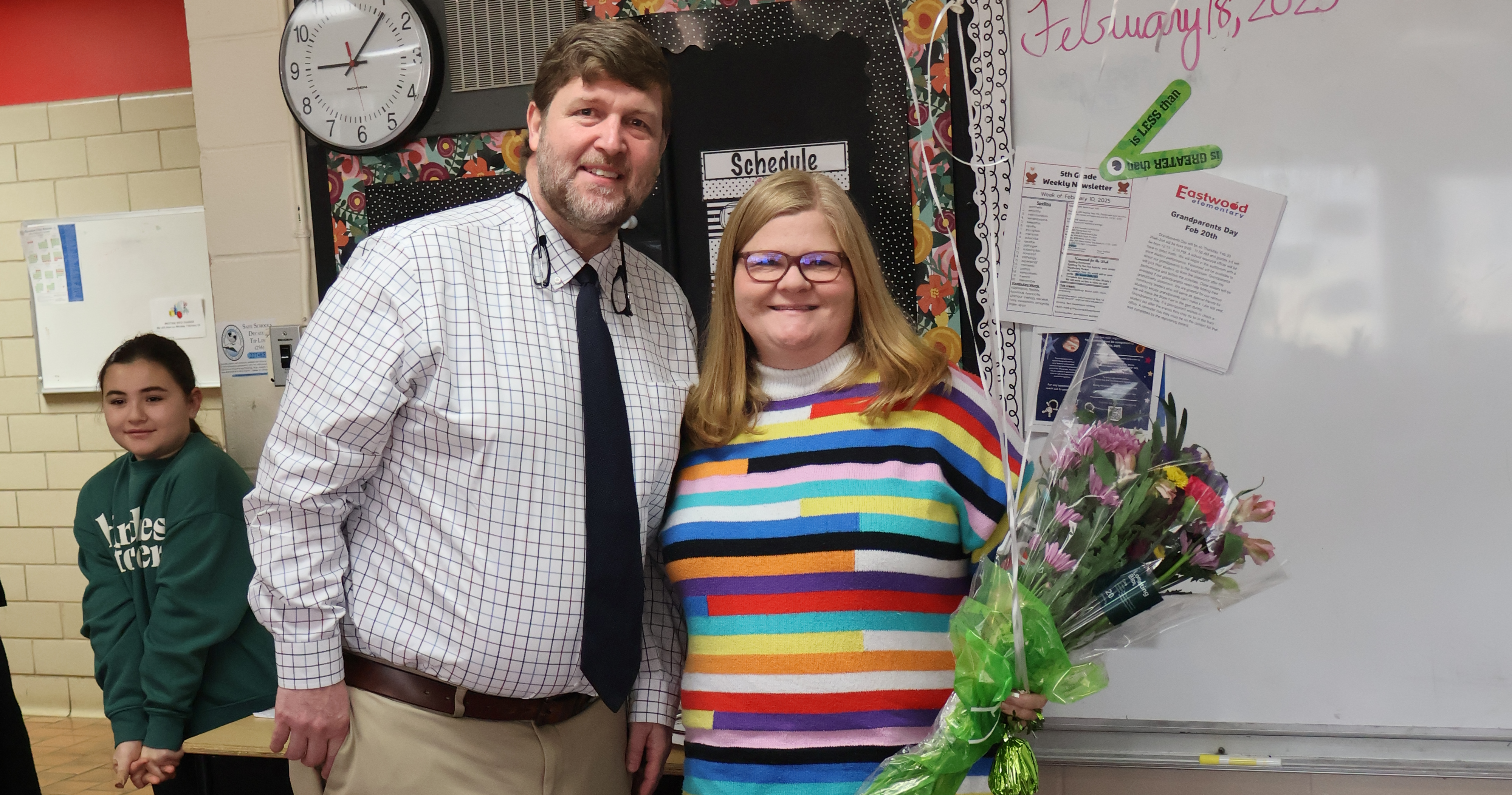 Prize Patrol surprises Elementary Teacher of The Year.