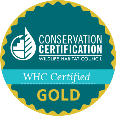 WHC Certified Gold Conservation Certification Wildlife habitat council