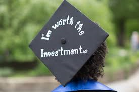 Student with graduation cap