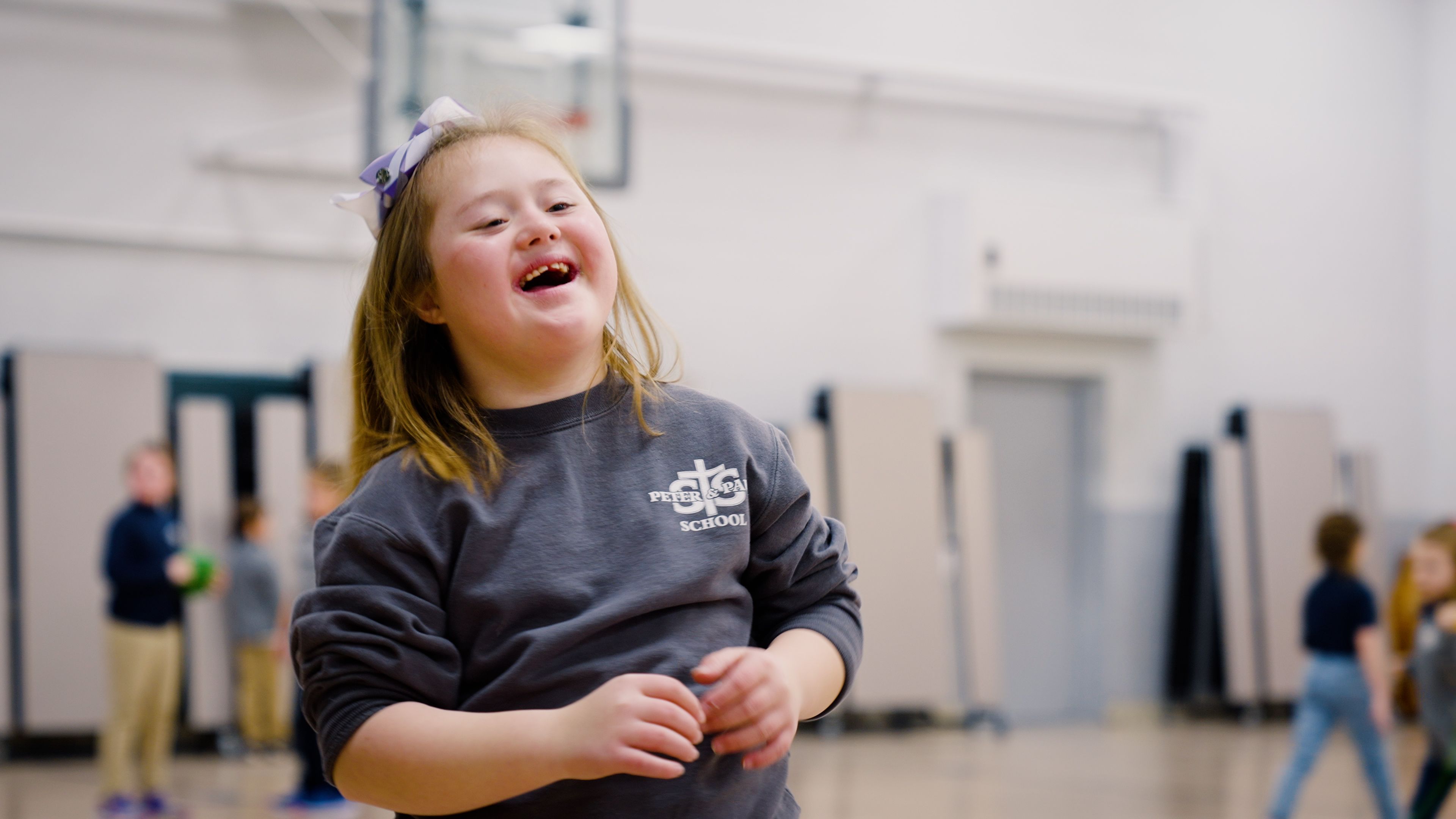 child laughing