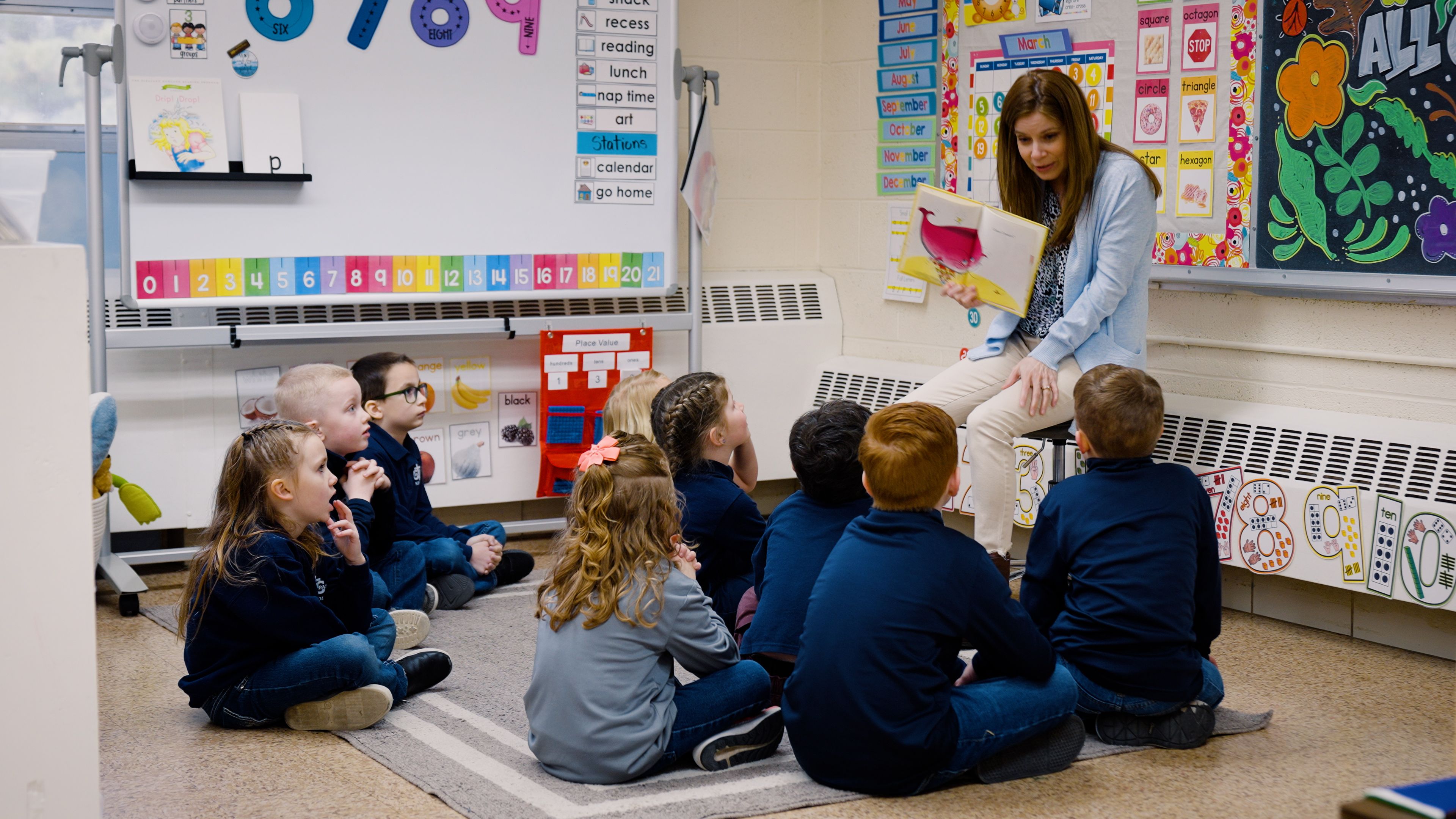 teacher reading 