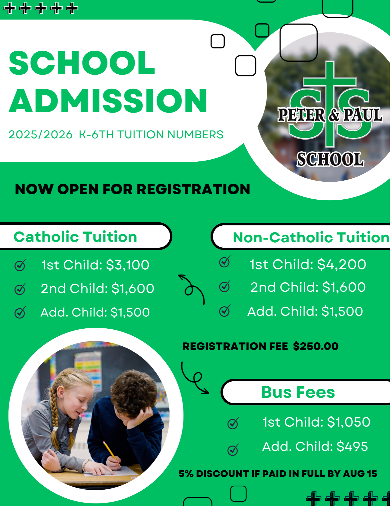 k-6 tuition