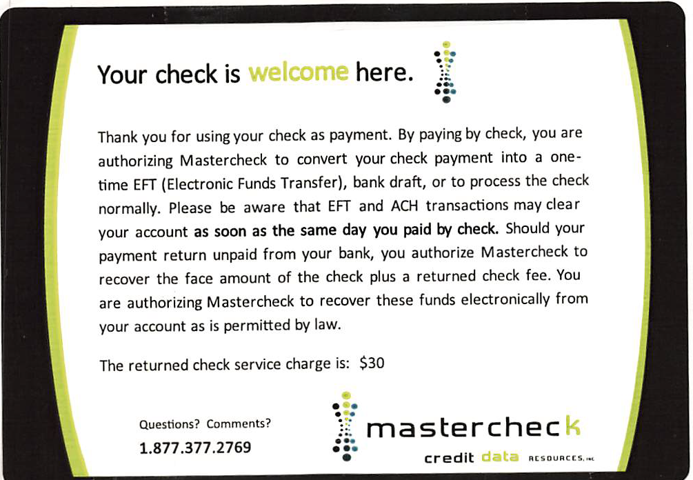 master check