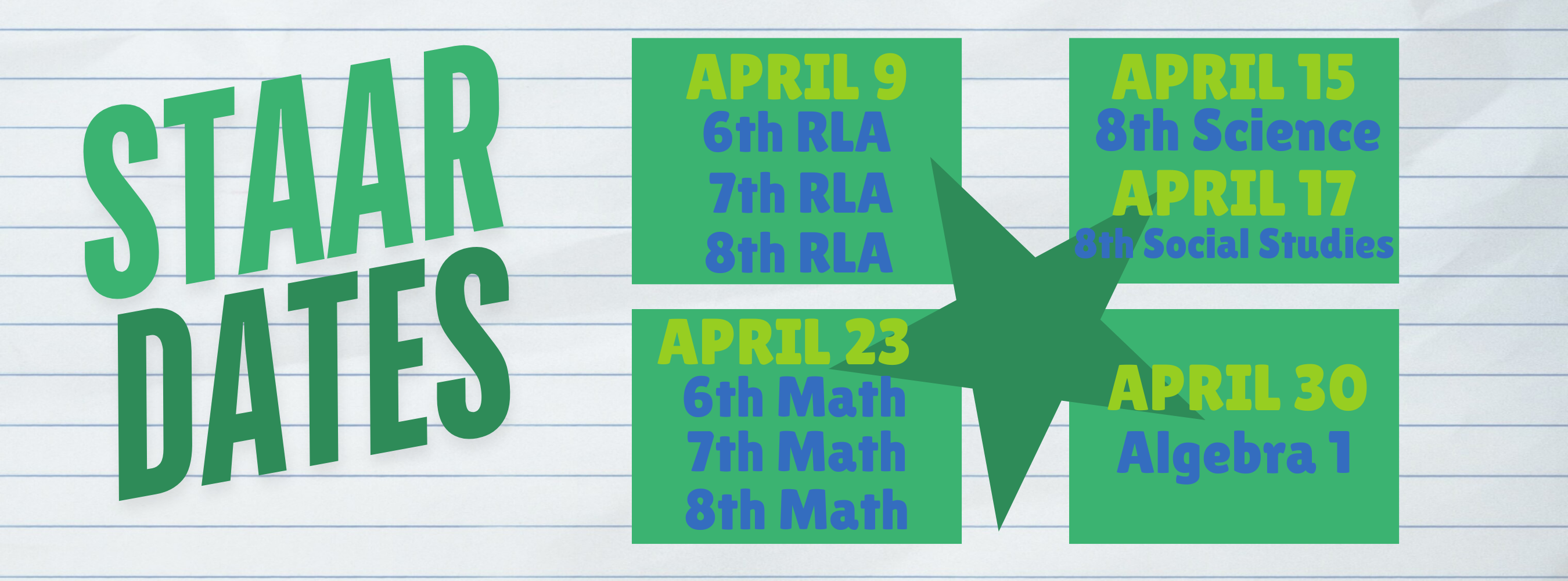 STAAR Dates